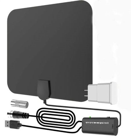 300 Miles Indoor Digital Amplified HDTV Antenna W/ Signal Booster