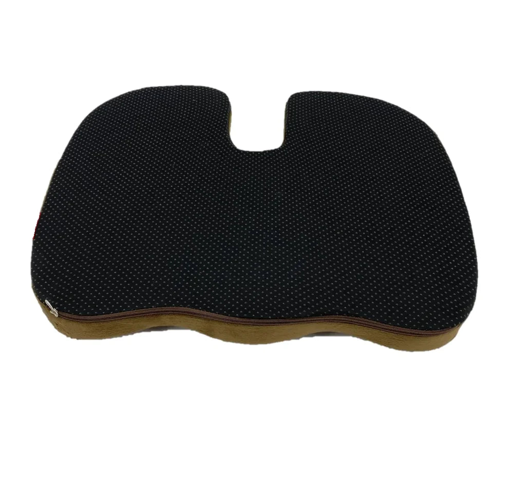 Orthpedic Comfort Memory Foam Coccyx Seat Pad And Back Support Set