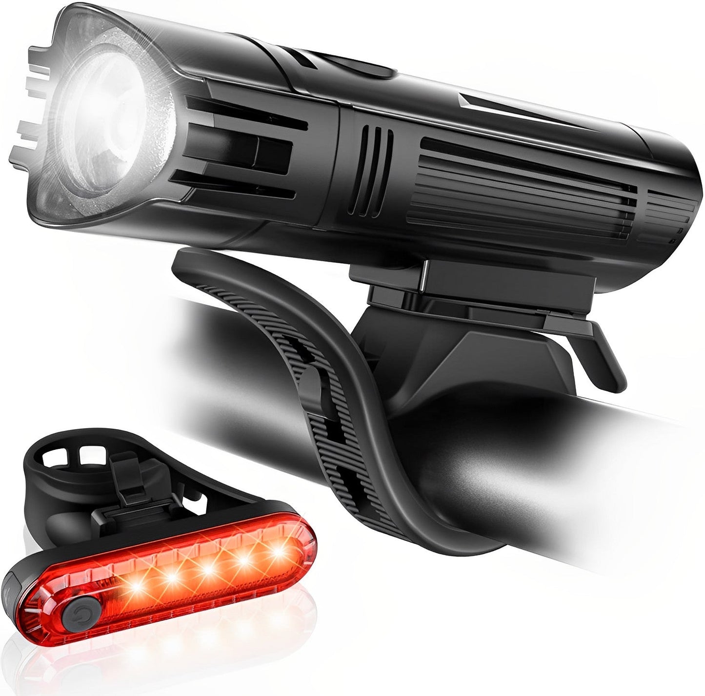 Top-Rated bicycle front and rear LED lights set