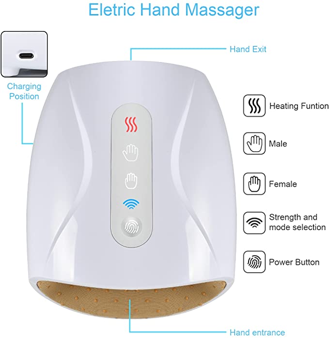 Electric Hand Massager With Heat