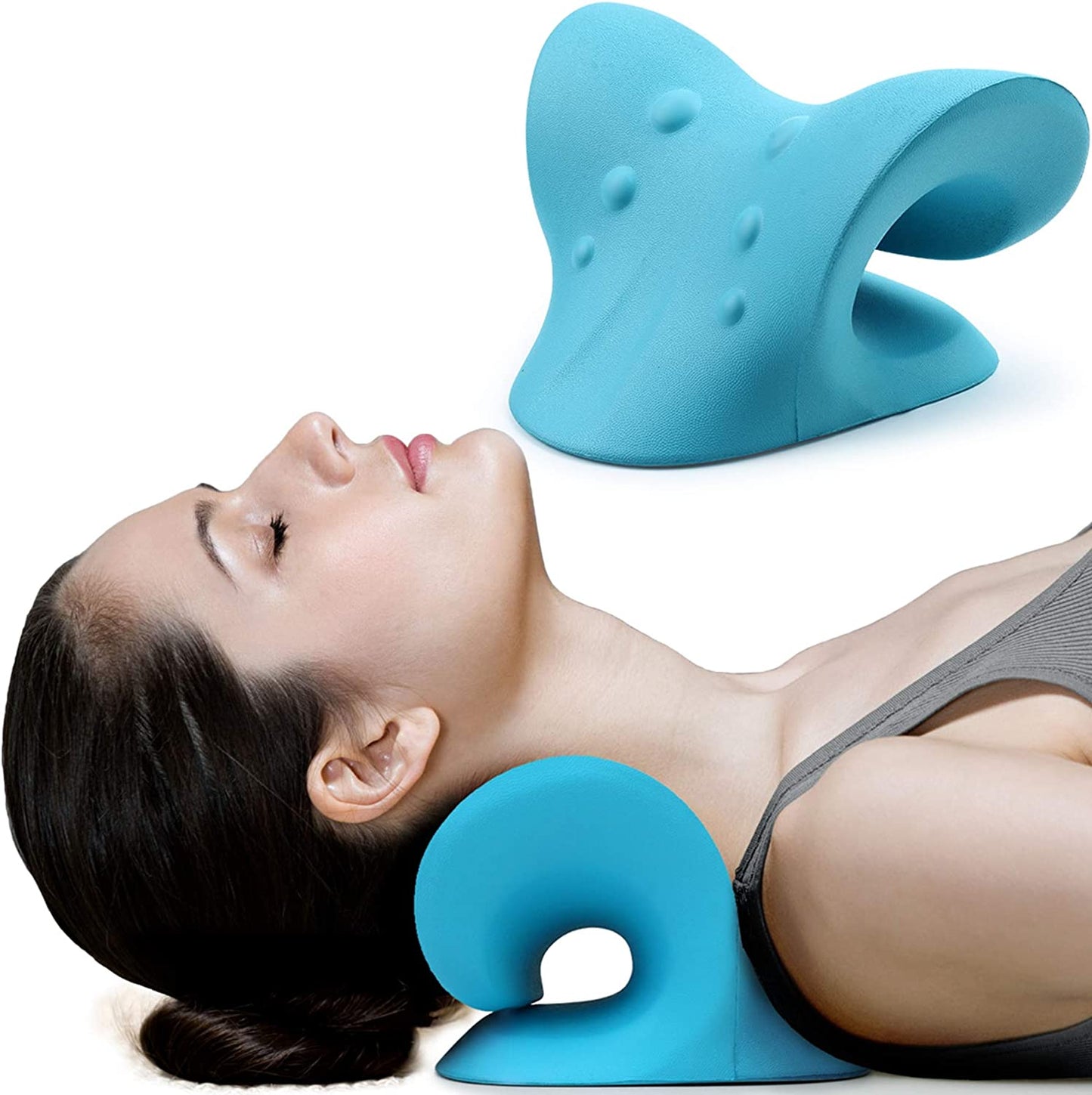 Raised Neck & Shoulder Pain Relief Cervical Support Cloud Pillow