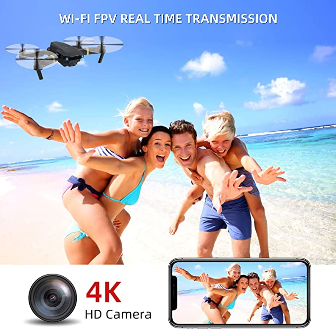 Sky Wasp 4k Drone - Top-Rated Lightweight Foldable Drone