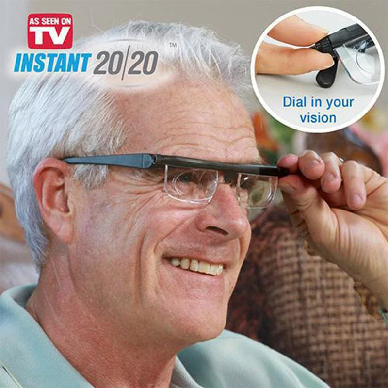 Adjustable Glasses Unisex Dial Vision Lens