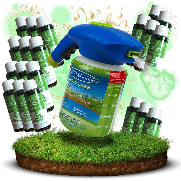 Liquid Lawn Seed Spray - HouseHold Seeding System Liquid Lawn Seed