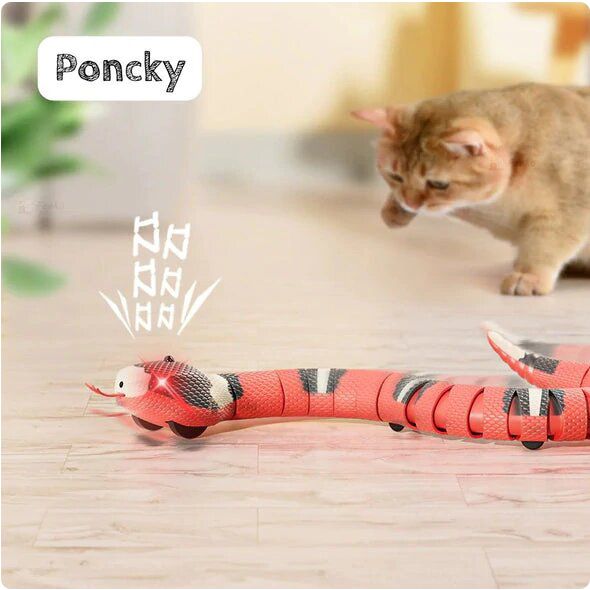 Smart Sensor Interactive Snake Toy For Cats