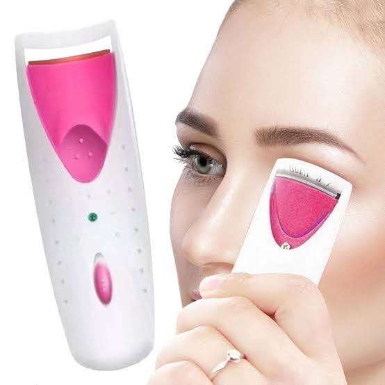 Portable Electric Heated Eyelash Mascara Falsies Curler