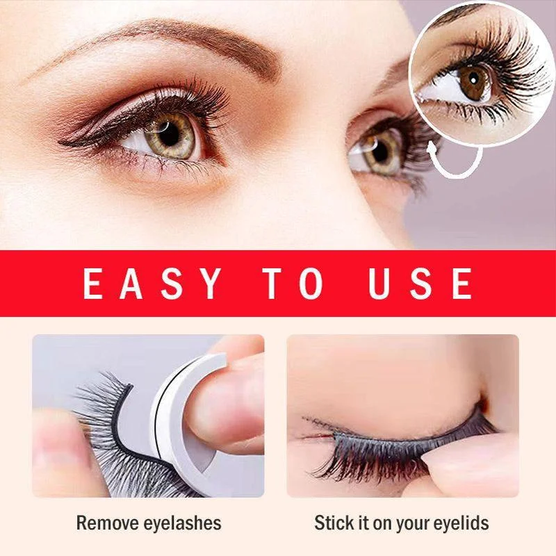 Premium Reusable Self-Adhesive Eyelashes